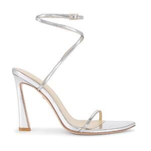 RAYE Moxxi Heel in Silver Metallic – EUC Size 7.5